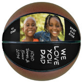 Beste vader ooit zwarte foto basketbal (Voorkant)