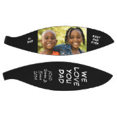 Beste vader ooit zwarte foto basketbal (Panelen)