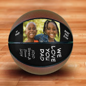 Beste vader ooit zwarte foto basketbal