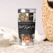 Beste vader ooit zwarte fotocollage