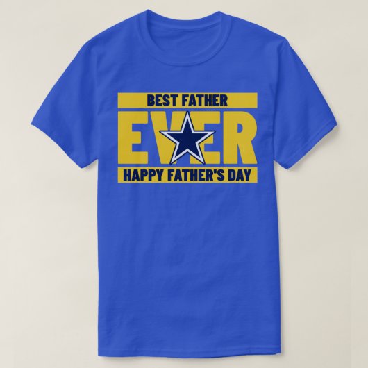 Beste vader ooitFijne vaders dag T-shirt (Design voorkant)