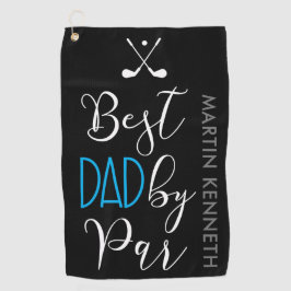 Beste vader op band golfhanddoek