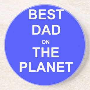 Beste vader op de planeet zandsteen onderzetter