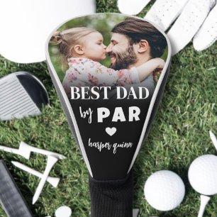 Beste vader op foto golfheadcover