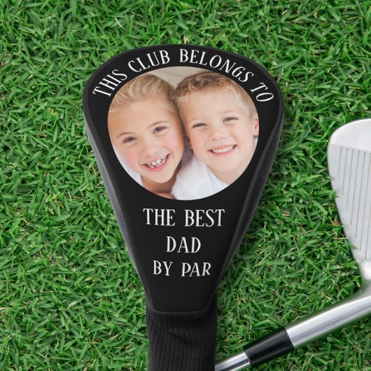 Beste vader op foto golfheadcover