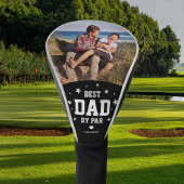 Beste vader op foto Vaderdag Golfheadcover