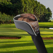 Beste vader op foto Vaderdag Golfheadcover
