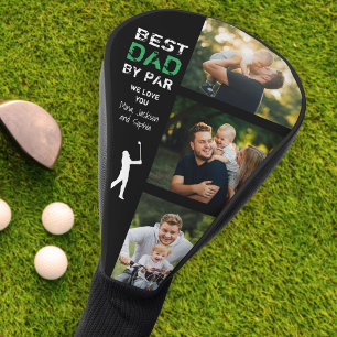 Beste vader op foto van Par Golfer Vaderdag Golfheadcover