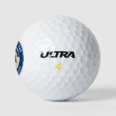 Beste vader op foto van vader Aangepast Golfballen (Logo)