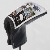 Beste vader op maat 5 foto's collage golfheadcover (3/4 voorkant)
