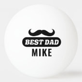 Beste vader op maat gesneden pingpong Ball (Voorkant)