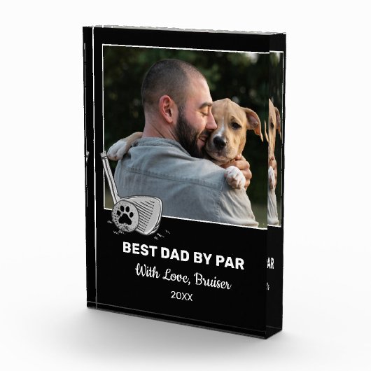 Beste vader op maat Par Fotoblokken (Rechts)