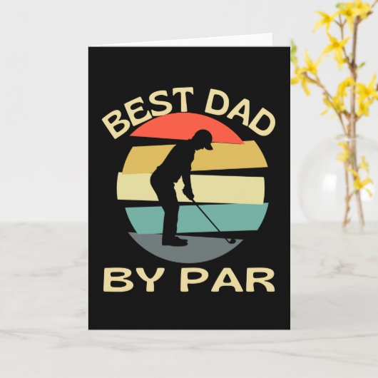 Beste vader op pagina kaart (Gele Bloem)