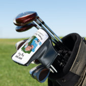 Beste vader op papier Aangepaste foto Happy Vaderd Golfheadcover (Insitu)