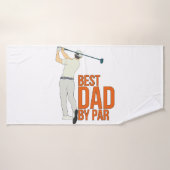 Beste vader op papier badhanddoek (Badhanddoek)