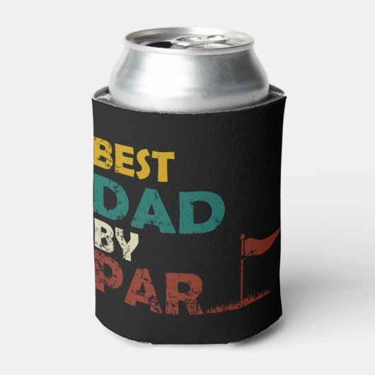 Beste vader op papier blikjeskoeler (Blikje Voorkant)