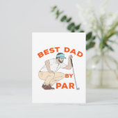 Beste vader op papier briefkaart (Staand voorkant)