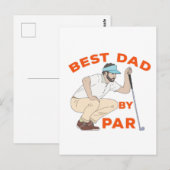 Beste vader op papier briefkaart (Voorkant / Achterkant)