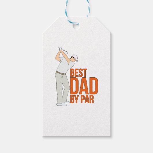 Beste vader op papier cadeaulabel (Voorkant)