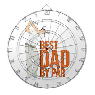 Beste vader op papier dartbord