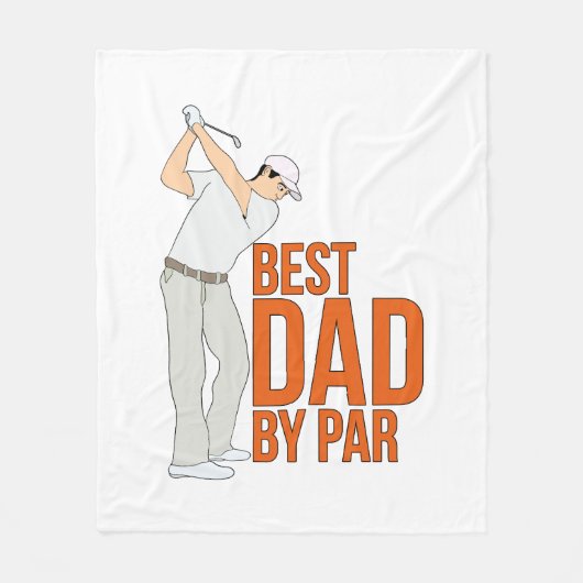 Beste vader op papier fleece deken (Voorkant)