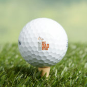 Beste vader op papier golfballen (Insitu Shirt)