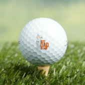 Beste vader op papier golfballen (Insitu Shirt)