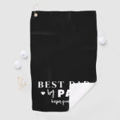 Beste vader op papier golfhanddoek (Insitu)
