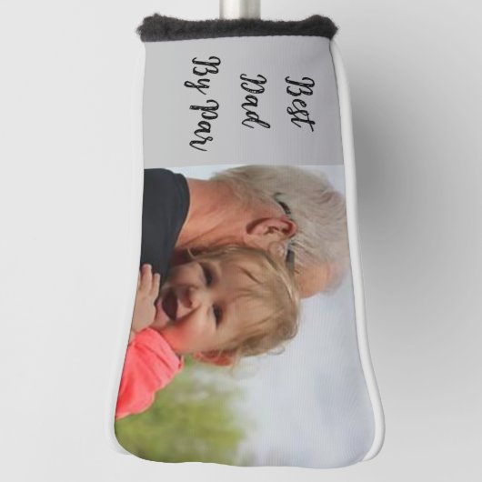 Beste vader op papier golfheadcover (Draai 90)