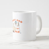 Beste vader op papier grote koffiekop (Voorkant rechts)