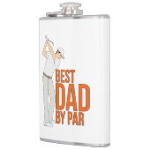 Beste vader op papier heupfles (Links)