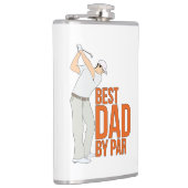 Beste vader op papier heupfles (Rechts)