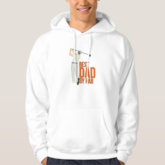 Beste vader op papier hoodie (Voorkant)
