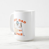 Beste vader op papier koffiemok (Voorkant links)