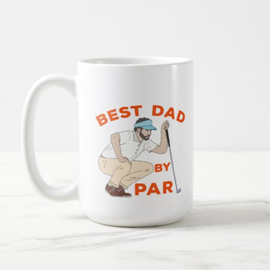 Beste vader op papier koffiemok (Links)