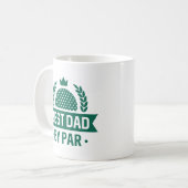 Beste vader op papier koffiemok (Voorkant links)