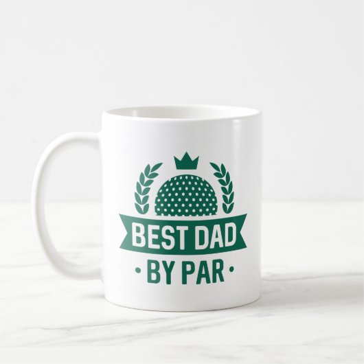 Beste vader op papier koffiemok (Links)