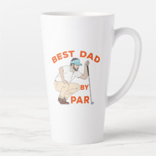 Beste vader op papier latte mok