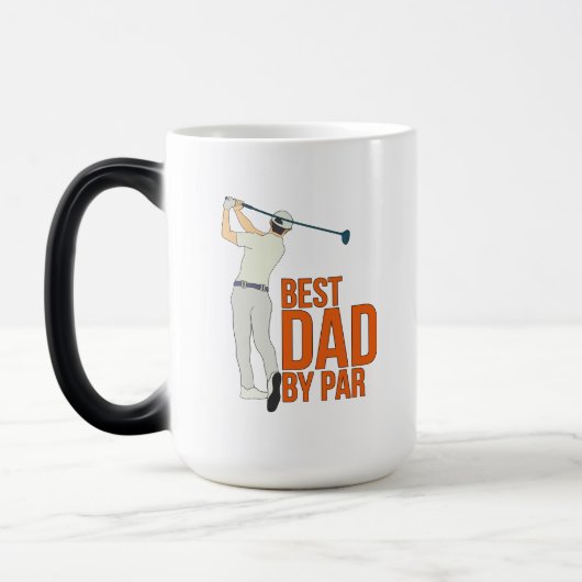 Beste vader op papier magische mok (Links)
