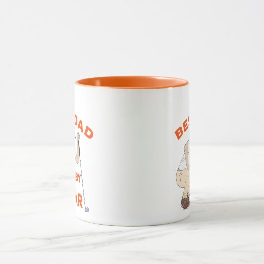 Beste vader op papier mok (Midden)