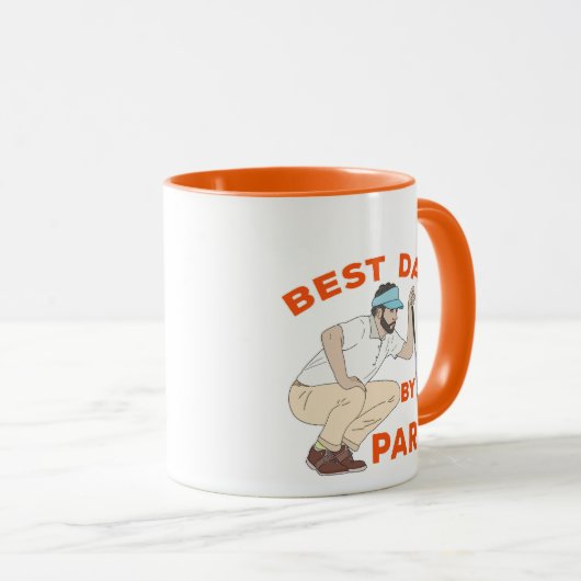 Beste vader op papier mok (Voorkant rechts)