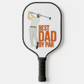Beste vader op papier pickleball paddle (Voorkant)