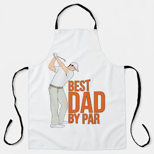 Beste vader op papier schort (Voorkant)