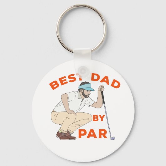 Beste vader op papier sleutelhanger (Voorkant)