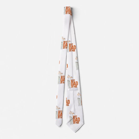 Beste vader op papier stropdas (Achterkant)