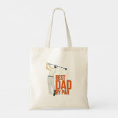 Beste vader op papier tote bag (Achterkant)