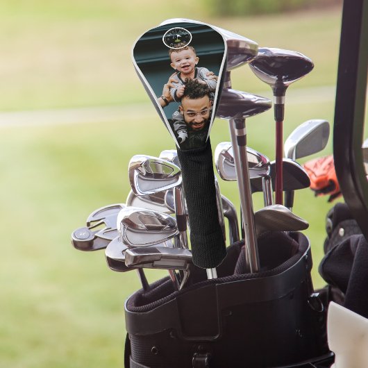 Beste vader op papier | Vaderdag Cadeau Golfheadcover