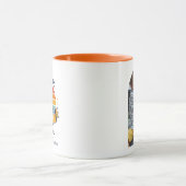 Beste vader op Par Custom Fathers Day Kinder Foto Mok (Midden)