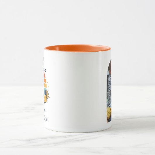 Beste vader op Par Custom Fathers Day Kinder Foto Mok (Midden)