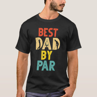 beste vader op Par Disc Golf Pap Dag T-shirt